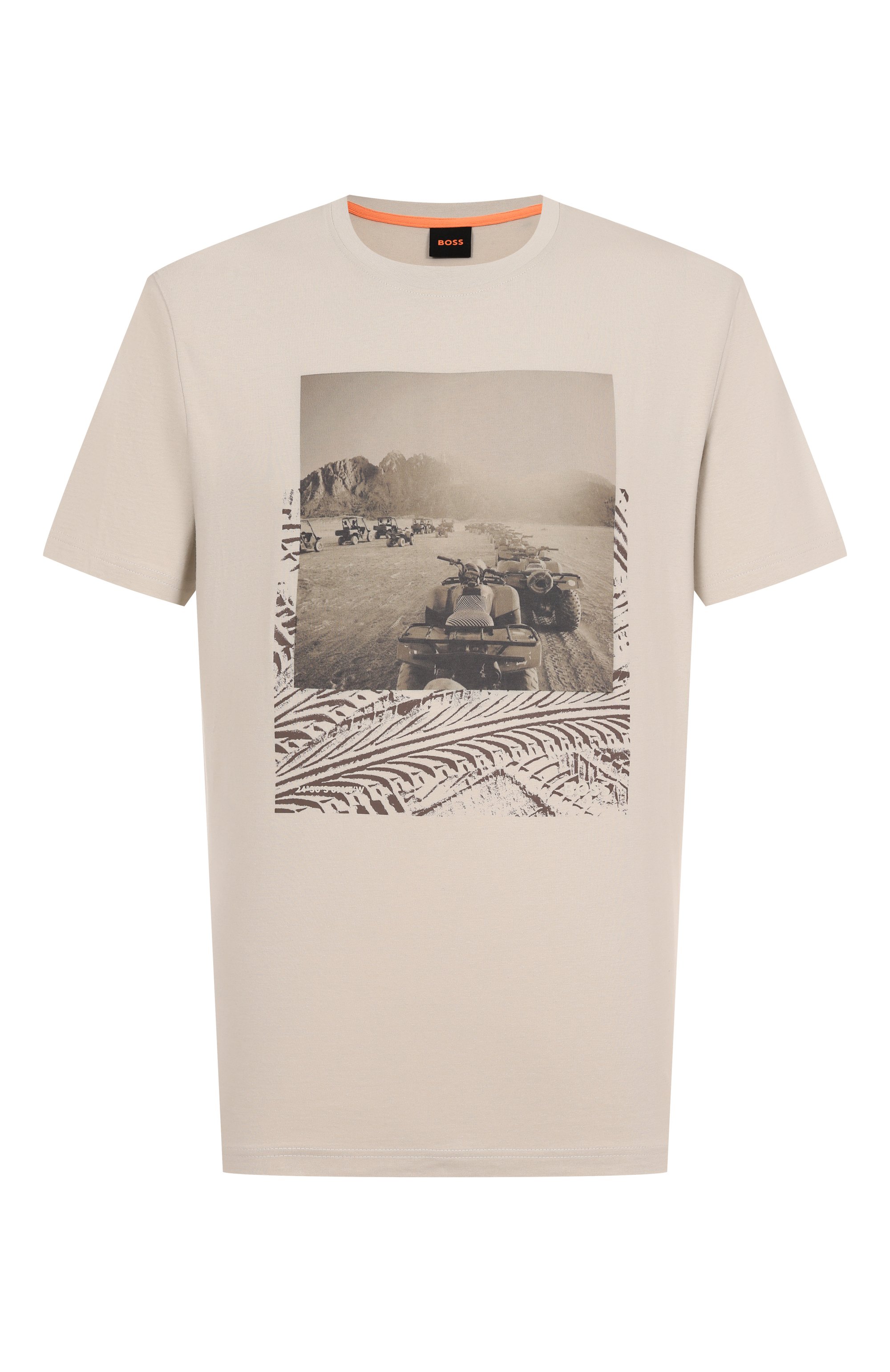 Хлопковая футболка BOSS ORANGE, арт. 50539187, фото 1