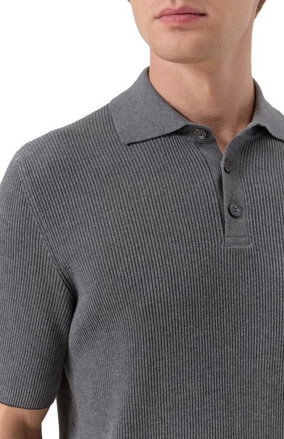 Хлопковое поло BRUNELLO CUCINELLI, арт. M29400005, фото 5