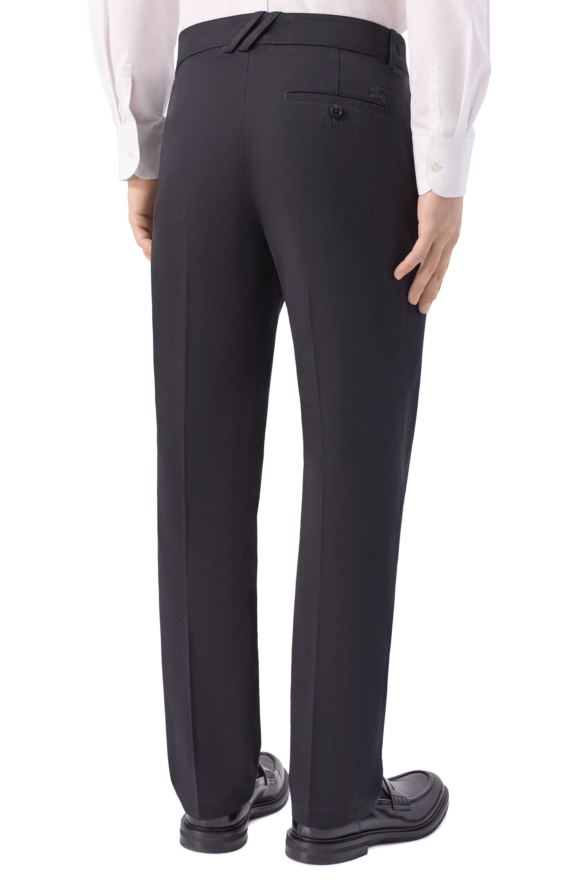 Хлопковые брюки BURBERRY, арт. 8121697, фото 4