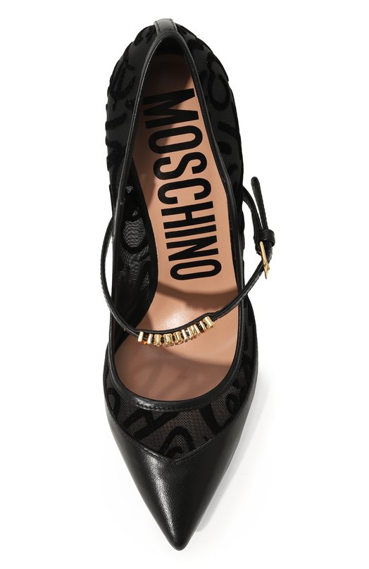 фото Комбинированные туфли moschino