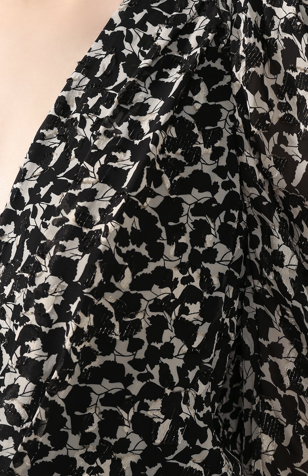 Платье из вискозы ISABEL MARANT черно-белого цвета по цене 77550 руб., арт. R01578-19H032I/ISS0LYA, фото 5 Платье из вискозы ISABEL MARANT, арт. R01578-19H032I/ISS0LYA, фото 5