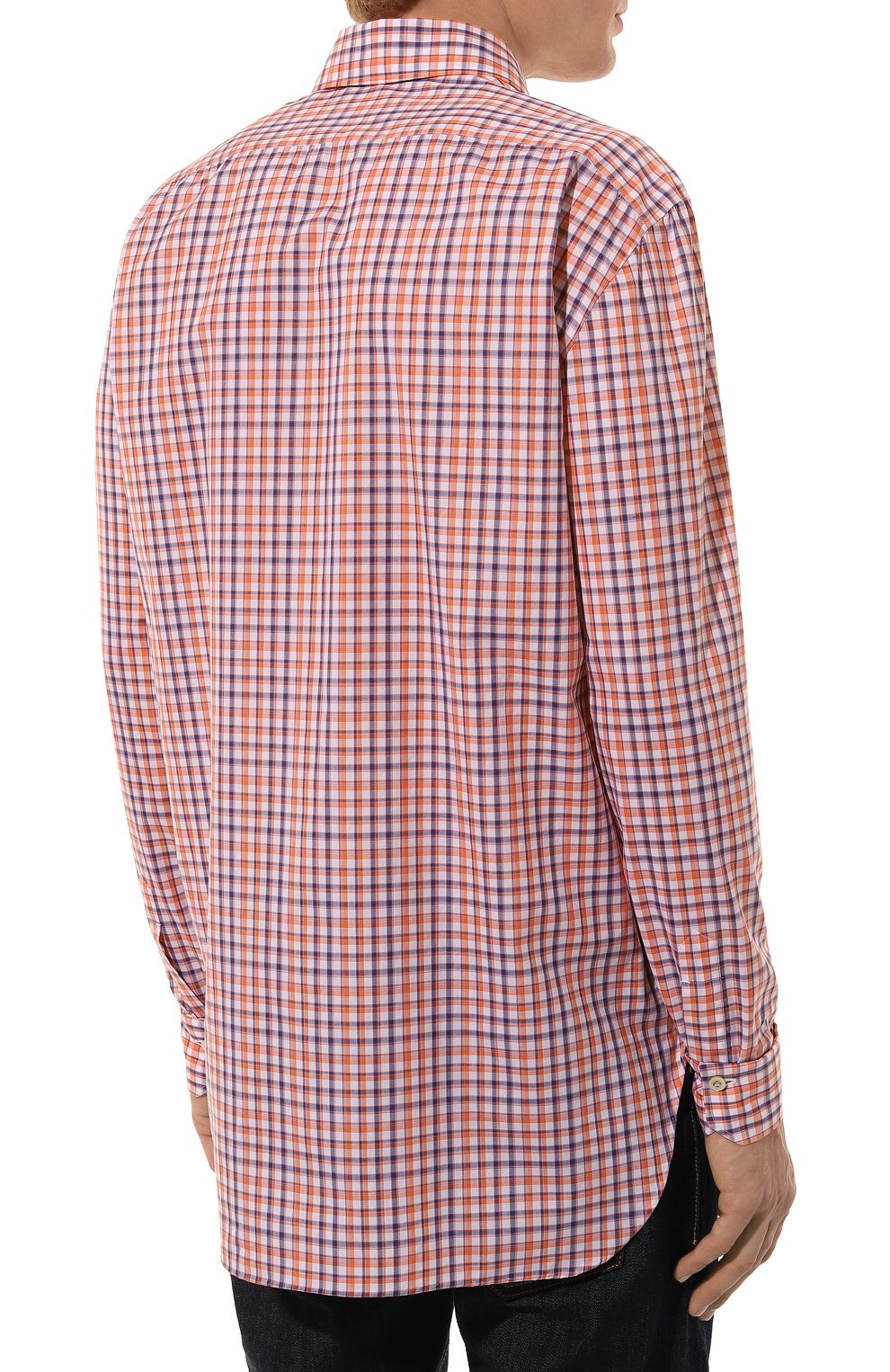 Хлопковая рубашка KITON, арт. UCIH08879, фото 4