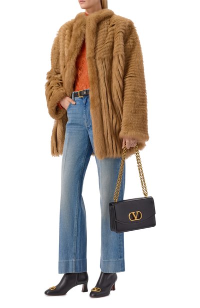 Шуба из овчины VALENTINO бежевого цвета по цене 1995000 руб., арт. 7B0NB06M/9QF, фото 2 Шуба из овчины VALENTINO, арт. 7B0NB06M/9QF, фото 2