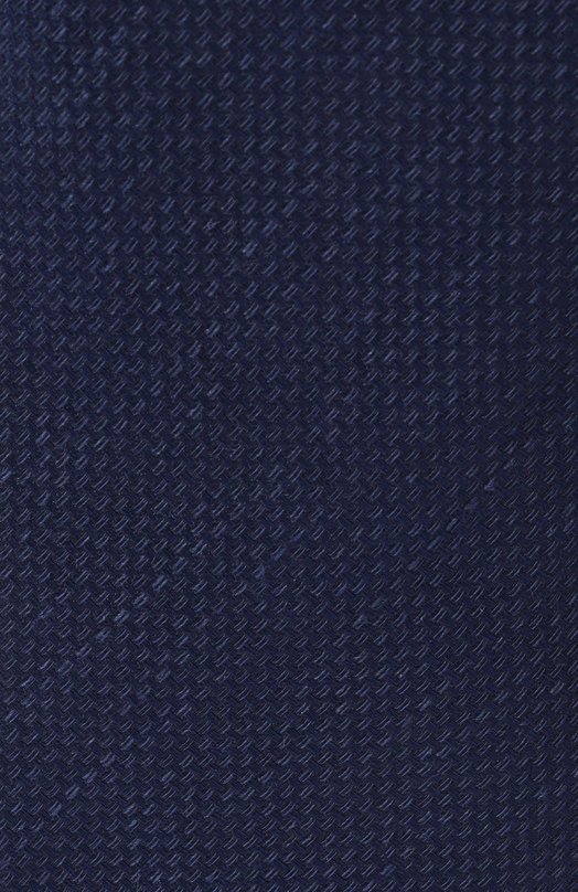 Галстук из шелка и льна Canali 18/HJ04592 Синий  18/HJ04592 Фото 4