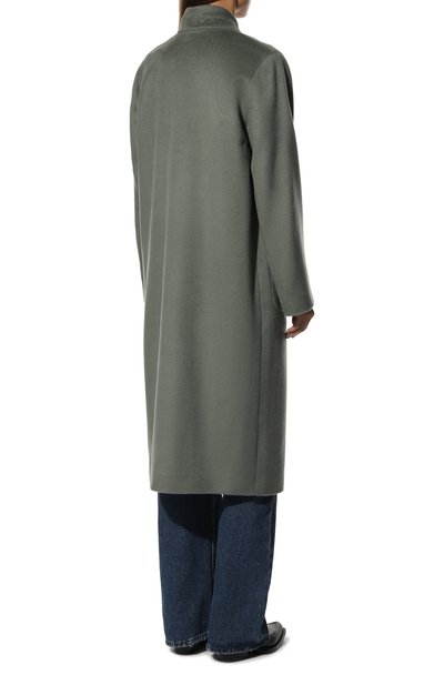 Пальто с отделкой из меха норки SEVEN LAB, арт. CGLORIS-007.2 olive, фото 4