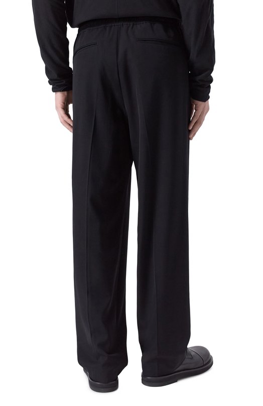 Шерстяные брюки Attachment AP52-073 Чёрный  AP52-073 Фото 4