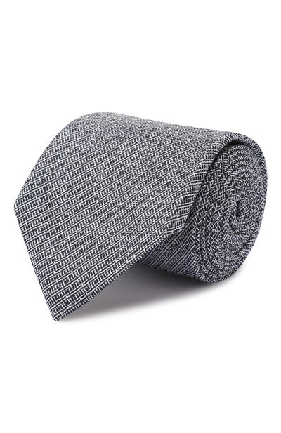 Мужской галстук из смеси льна и шелка ZEGNA, арт. Z7E22/1L8
