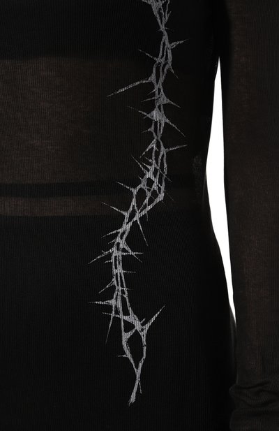 Хлопковый лонгслив ANN DEMEULEMEESTER, арт. 2402-W-JTS12-35-FA434-002, фото 5