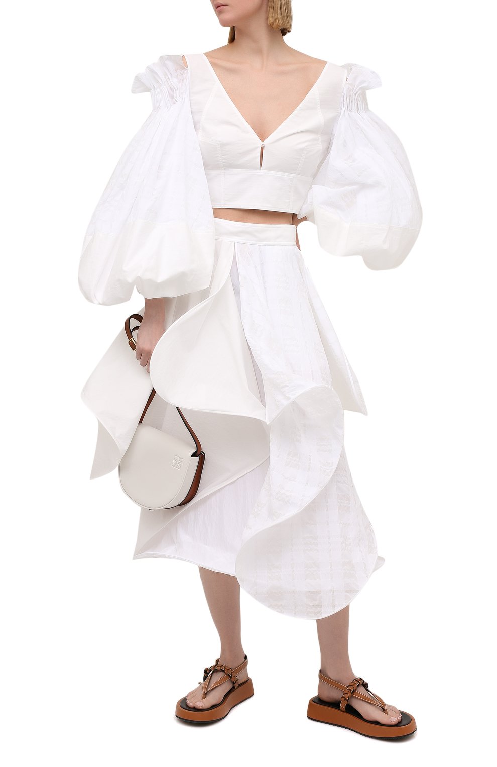 Хлопковая юбка LOEWE, арт. S540Y08X13, фото 2