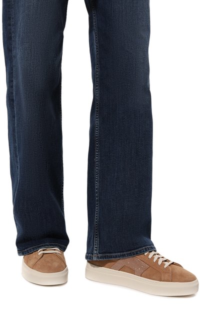 Замшевые кеды SANTONI, арт. WBGG61183PNNPSXS, фото 3