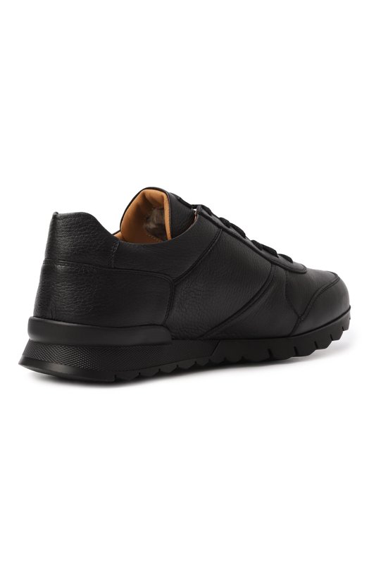 Кожаные кроссовки Kiton USSA114N0012608 Чёрный  USSA114N0012608 Фото 5