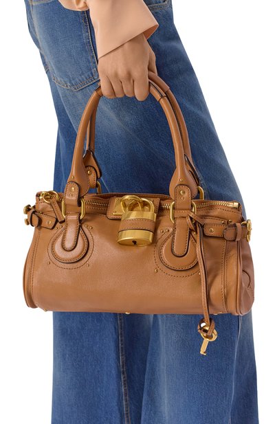 Сумка paddington CHLOÉ светло-коричневого цвета по цене 324000 руб., арт. CH25WS802P75, фото 2 Сумка paddington CHLOÉ, арт. CH25WS802P75, фото 2