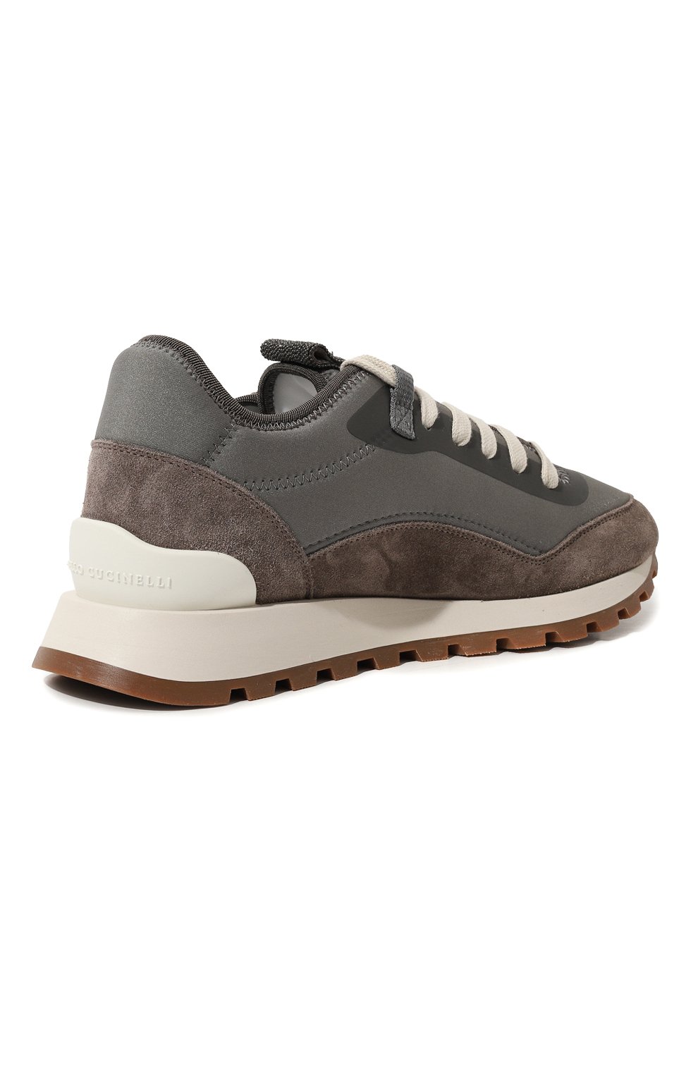 Комбинированные кроссовки BRUNELLO CUCINELLI, арт. MZSFGBP166, фото 5