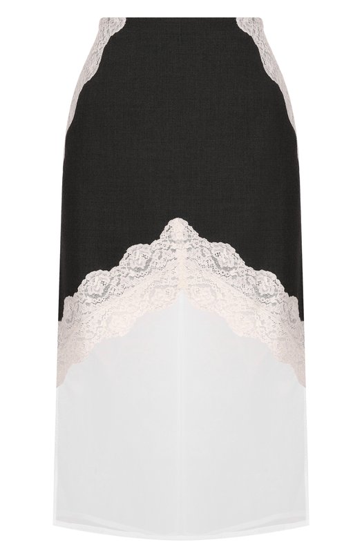 Комбинированная юбка Jil Sander J03MA0257/J41557 Чёрный J03MA0257/J41557