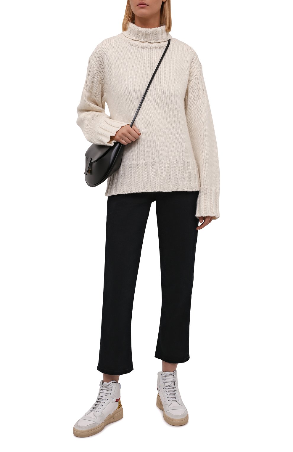 Комбинированные кеды SAINT LAURENT, арт. 669434/12N40, фото 2