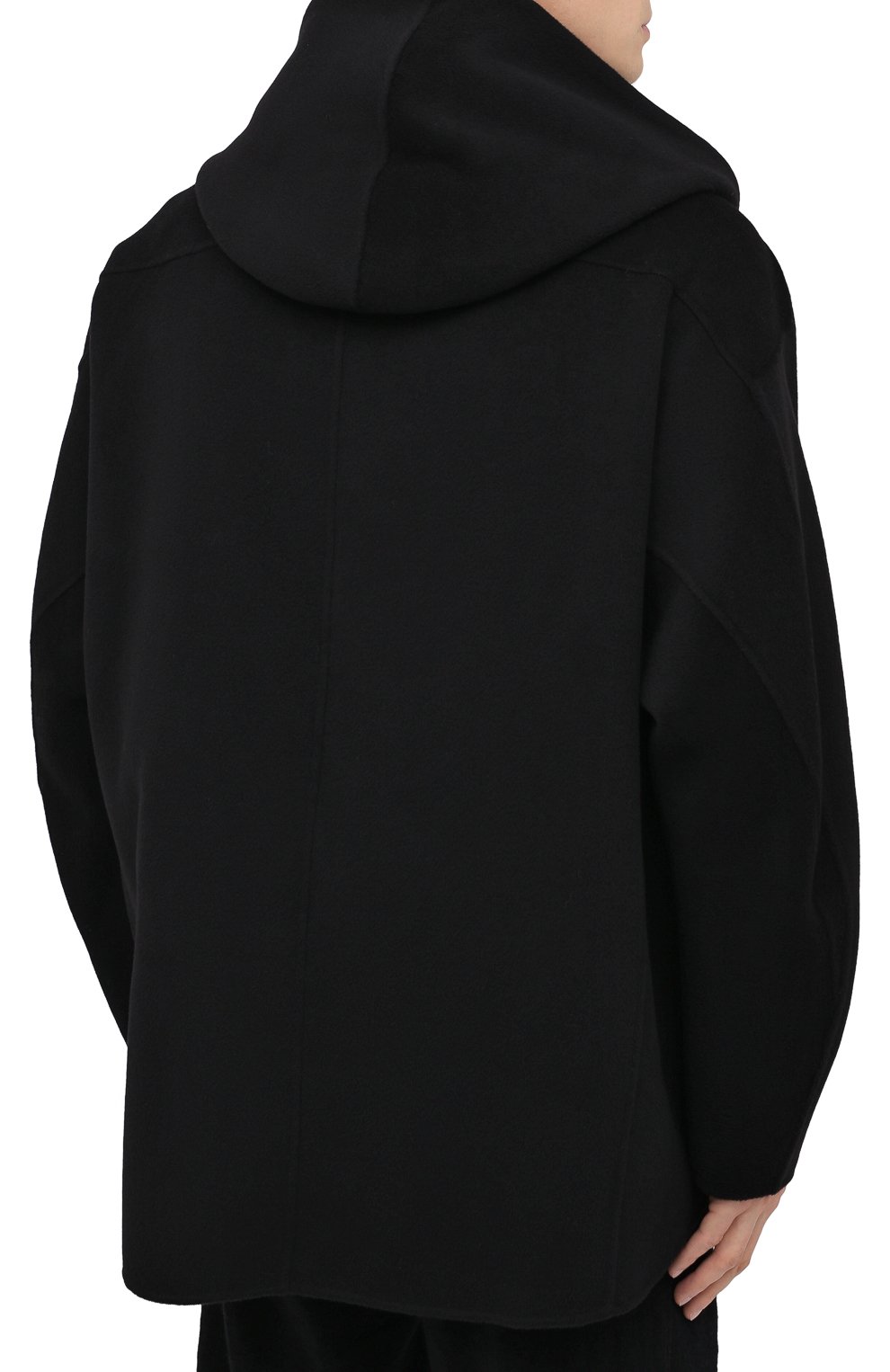 Куртка из шерсти и кашемира KAZUYUKI KUMAGAI черного цвета по цене 118000 руб., арт. AC03-223, фото 4 Куртка из шерсти и кашемира KAZUYUKI KUMAGAI, арт. AC03-223, фото 4