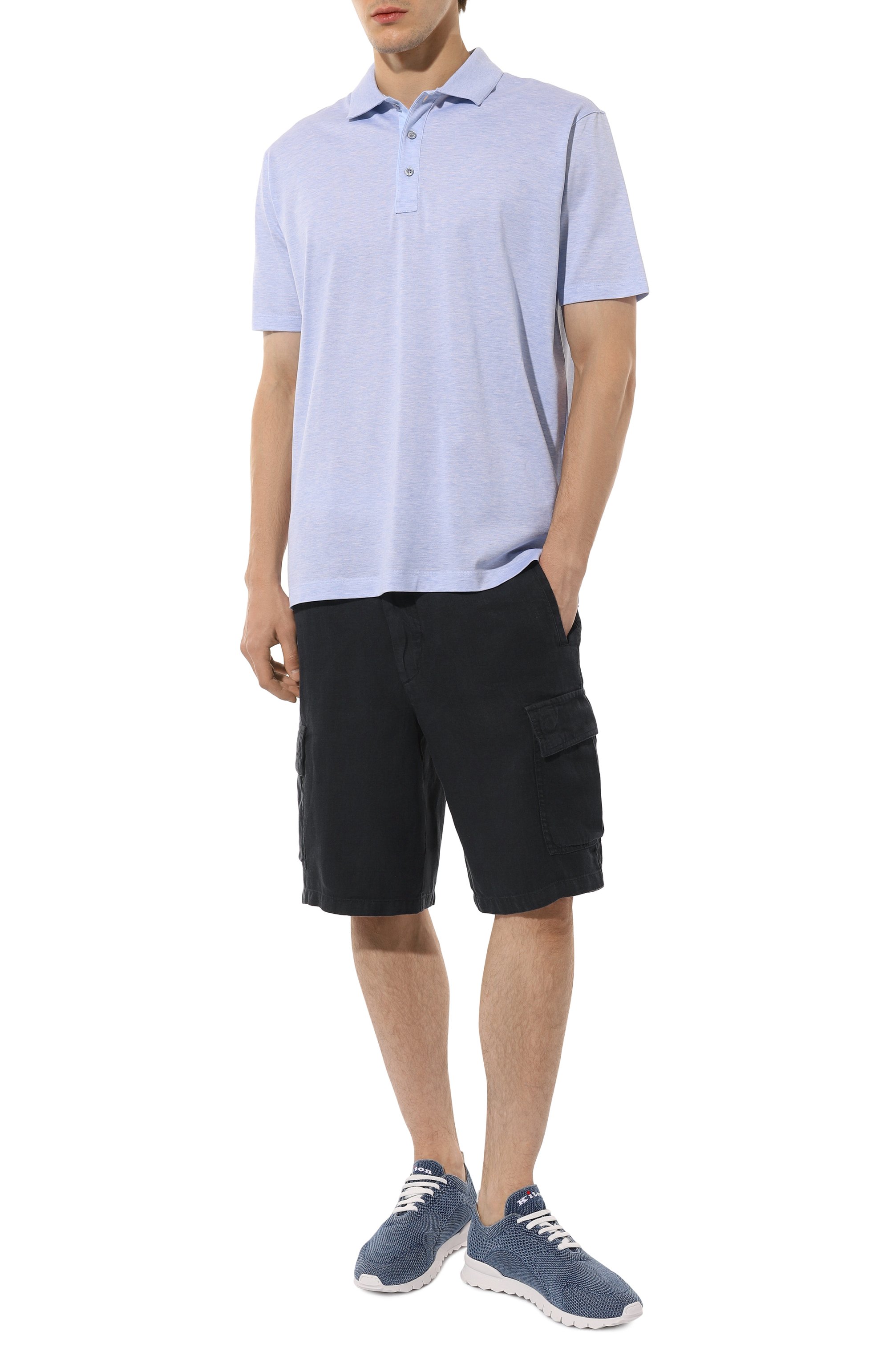 Льняные шорты 120% LINO, арт. 32ALIM29D4/D943/000, фото 2