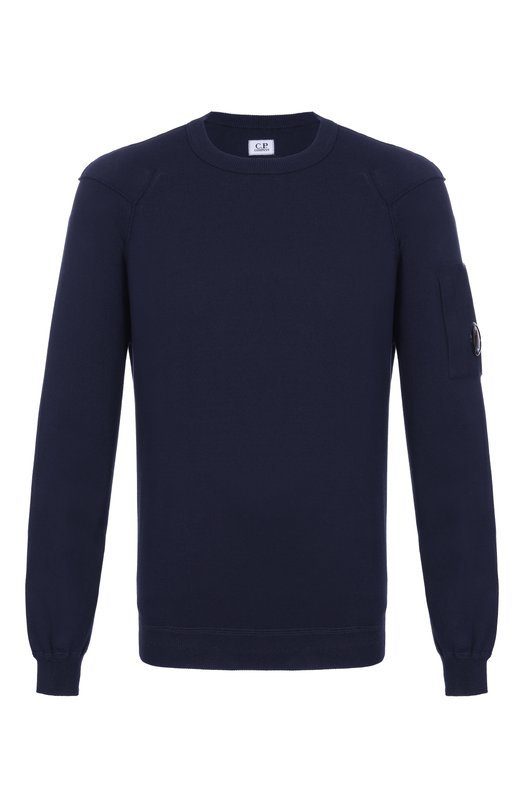 Хлопковый джемпер C.P. Company 20CMKN183A/110560A Синий 20CMKN183A/110560A