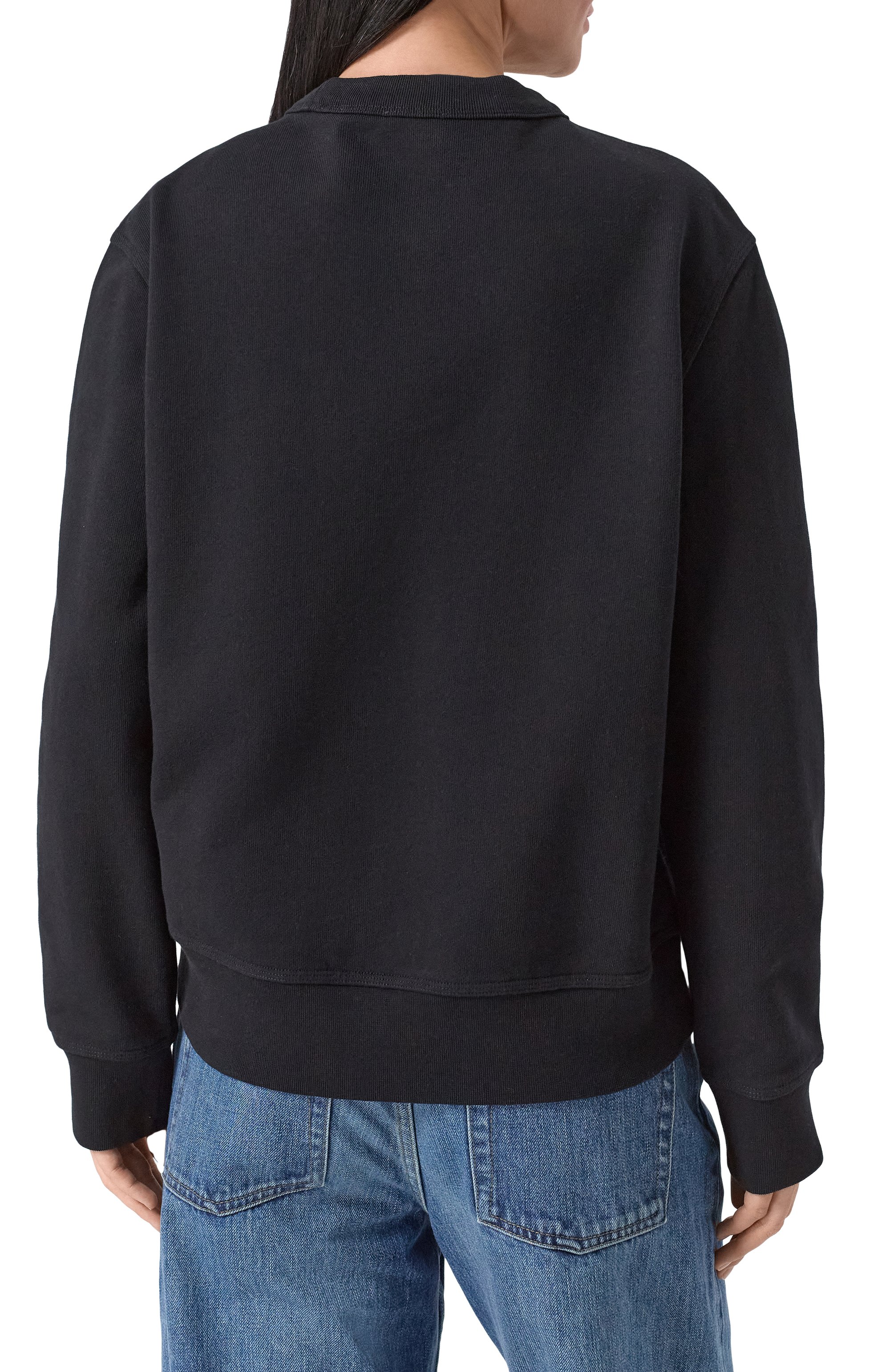 Хлопковый свитшот BURBERRY черного цвета по цене 99500 руб., арт. 8104900, фото 4 Хлопковый свитшот BURBERRY, арт. 8104900, фото 4