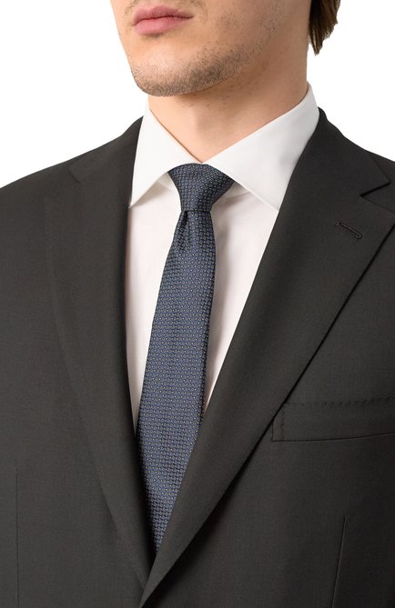Мужской шелковый галстук CANALI, арт. 18/HJ04207