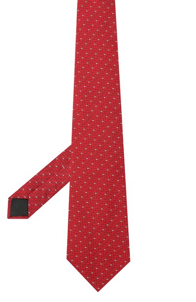 Шелковый галстук LANVIN красного цвета по цене 9950 руб., арт. 3245/TIE, фото 2 Шелковый галстук LANVIN, арт. 3245/TIE, фото 2