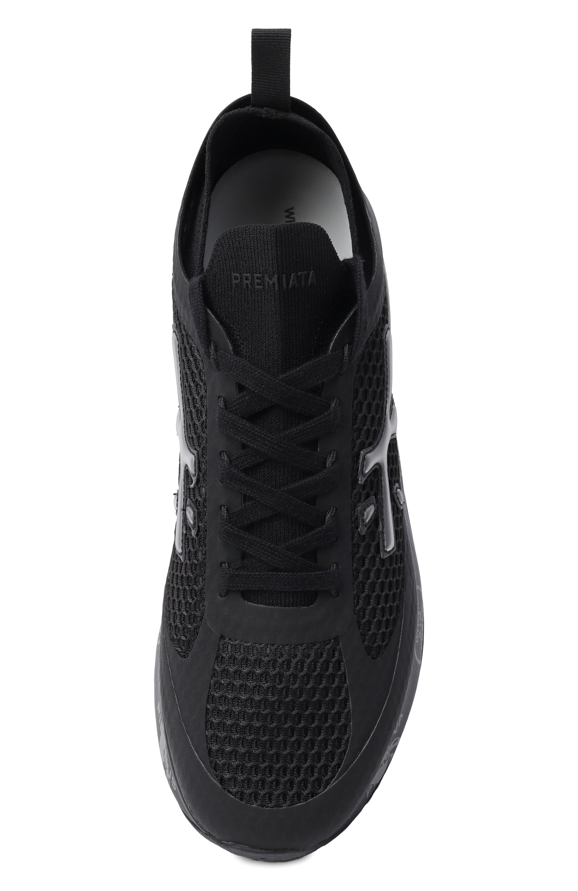 Комбинированные кроссовки moerun PREMIATA черного цвета по цене 35050 руб., арт. M0ERUN0.1/VAR 8261, фото 5 Комбинированные кроссовки moerun PREMIATA, арт. M0ERUN0.1/VAR 8261, фото 5