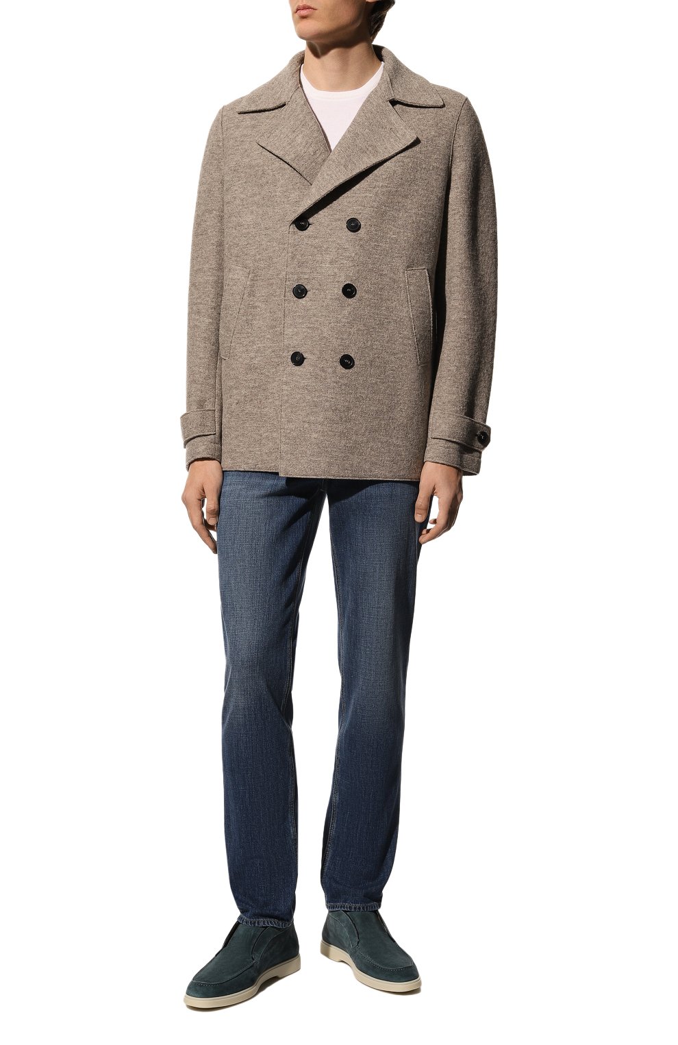 Замшевые ботинки yalta SANTONI, арт. MGYG16715TICBSVUN01, фото 2