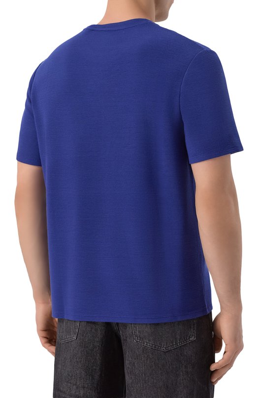 Футболка из вискозы BOSS 50527377 Синий  50527377 Фото 4