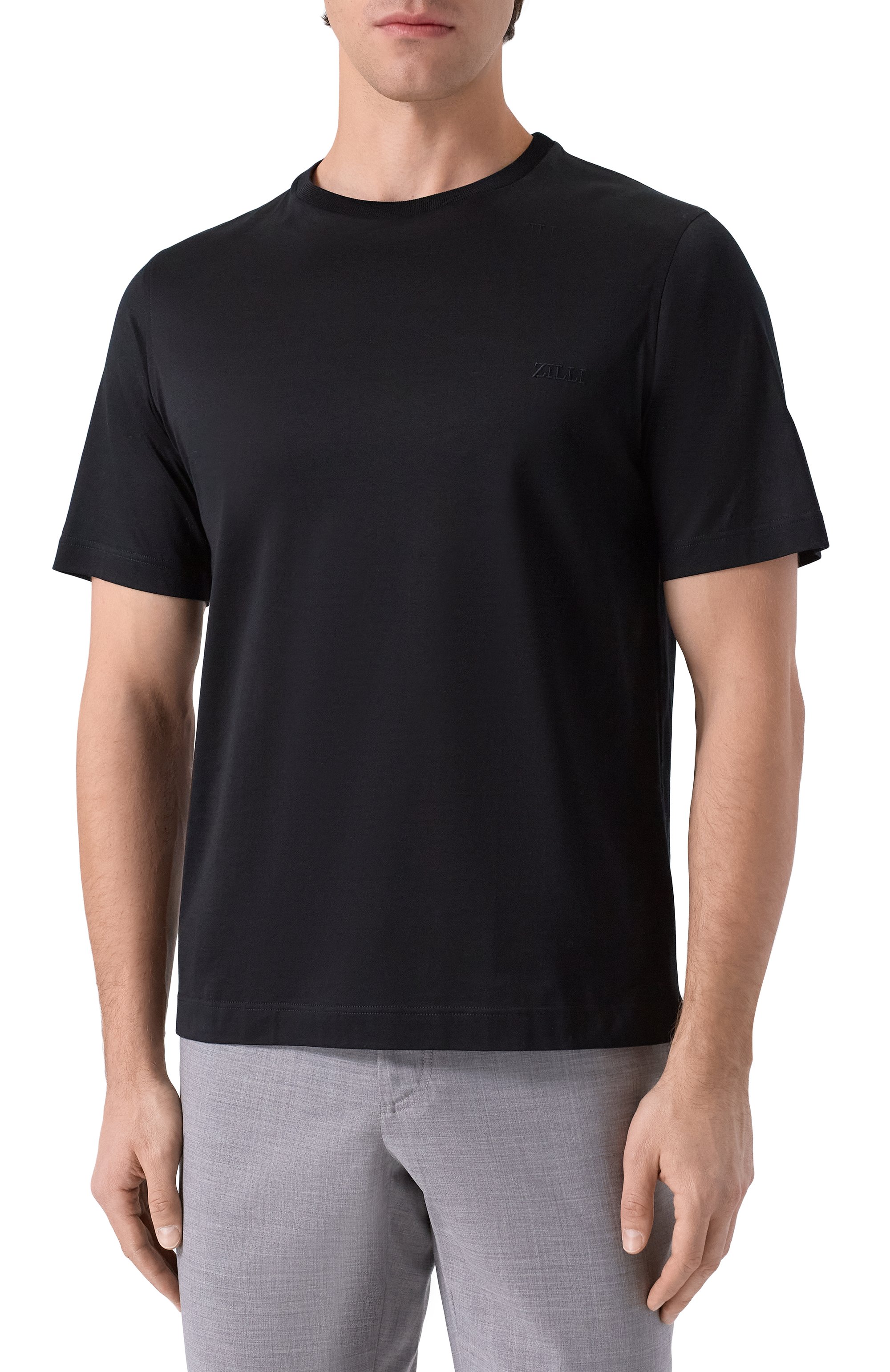 Хлопковая футболка ZILLI, арт. TSR02HM0110VZL000, фото 3