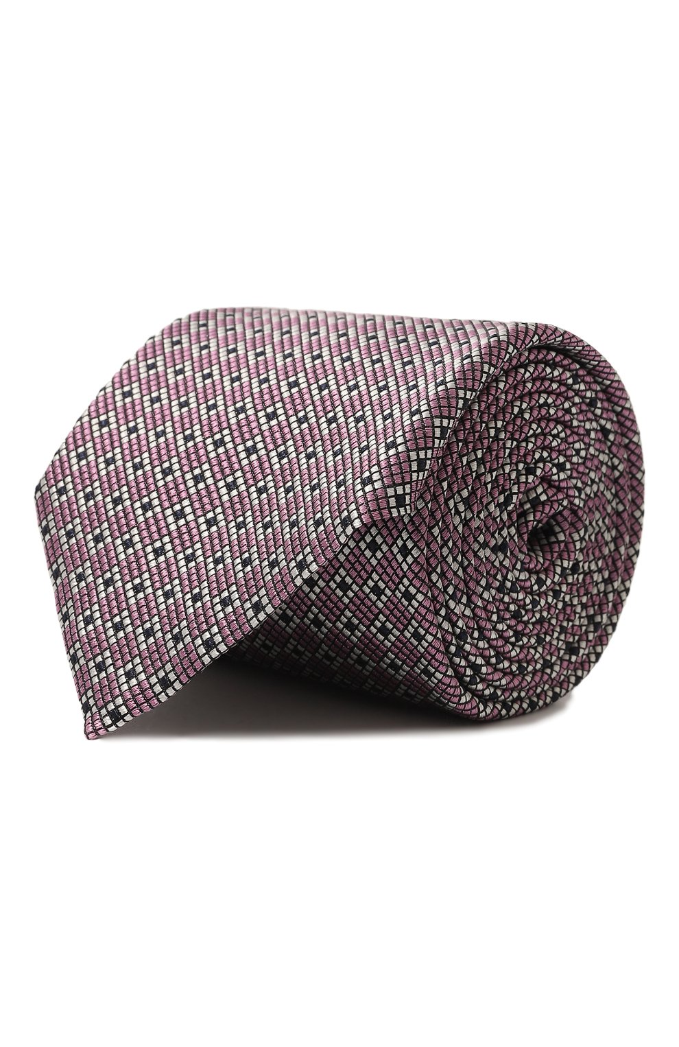 Шелковый галстук ZEGNA розового цвета по цене 23700 руб., арт. Z5D86TA5/1P8, фото 1 Шелковый галстук ZEGNA, арт. Z5D86TA5/1P8, фото 1