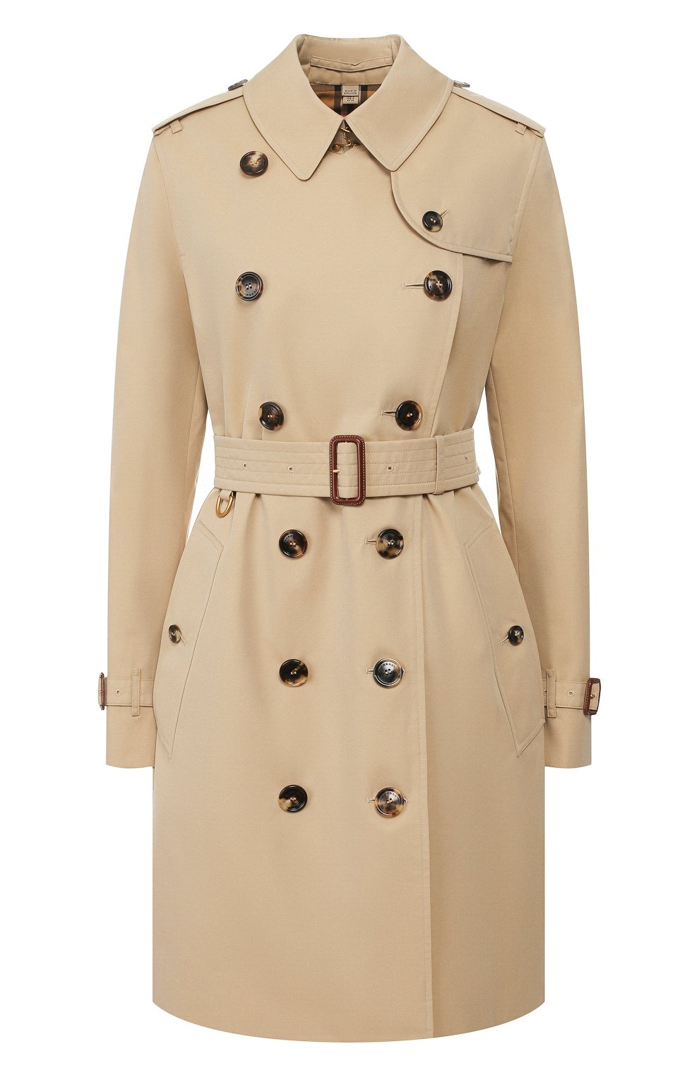 Хлопковый тренч kensington BURBERRY бежевого цвета по цене 249000 руб., арт. 4073373, фото 1 Хлопковый тренч kensington BURBERRY, арт. 4073373, фото 1