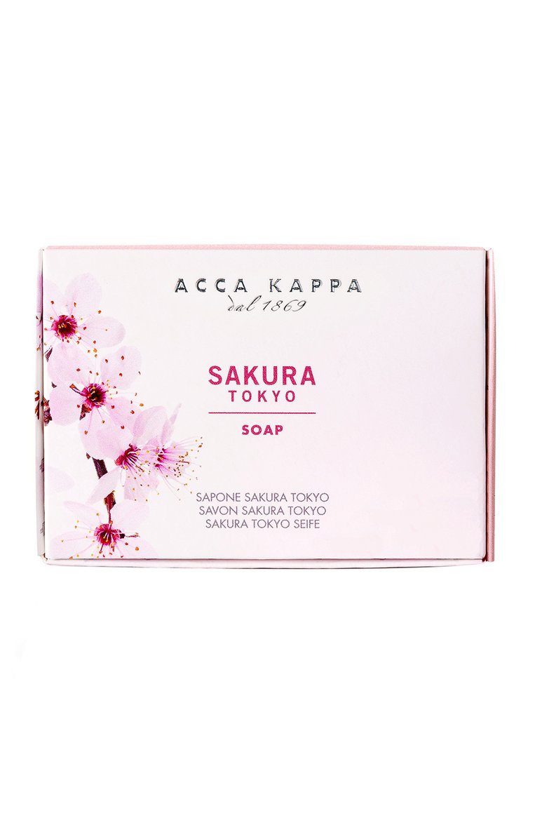 Твердое туалетное мыло sakura tokyo (150g) ACCA KAPPA бесцветного цвета, арт. 853569 | Фото 2 (Региональные ограничения белый список (Axapta Mercury): Не проставлено; Нос: Не проставлено; Косметика кросс-кт: Уход У; Назначение: Для рук; Тип продукта: Мыло)