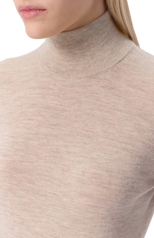 Кашемировая водолазка Max Mara MEANA Бежевый  MEANA Фото 5