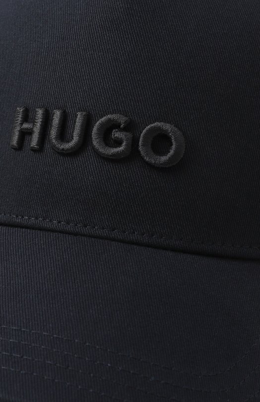 Хлопковая бейсболка HUGO 50533410 Синий  50533410 Фото 4