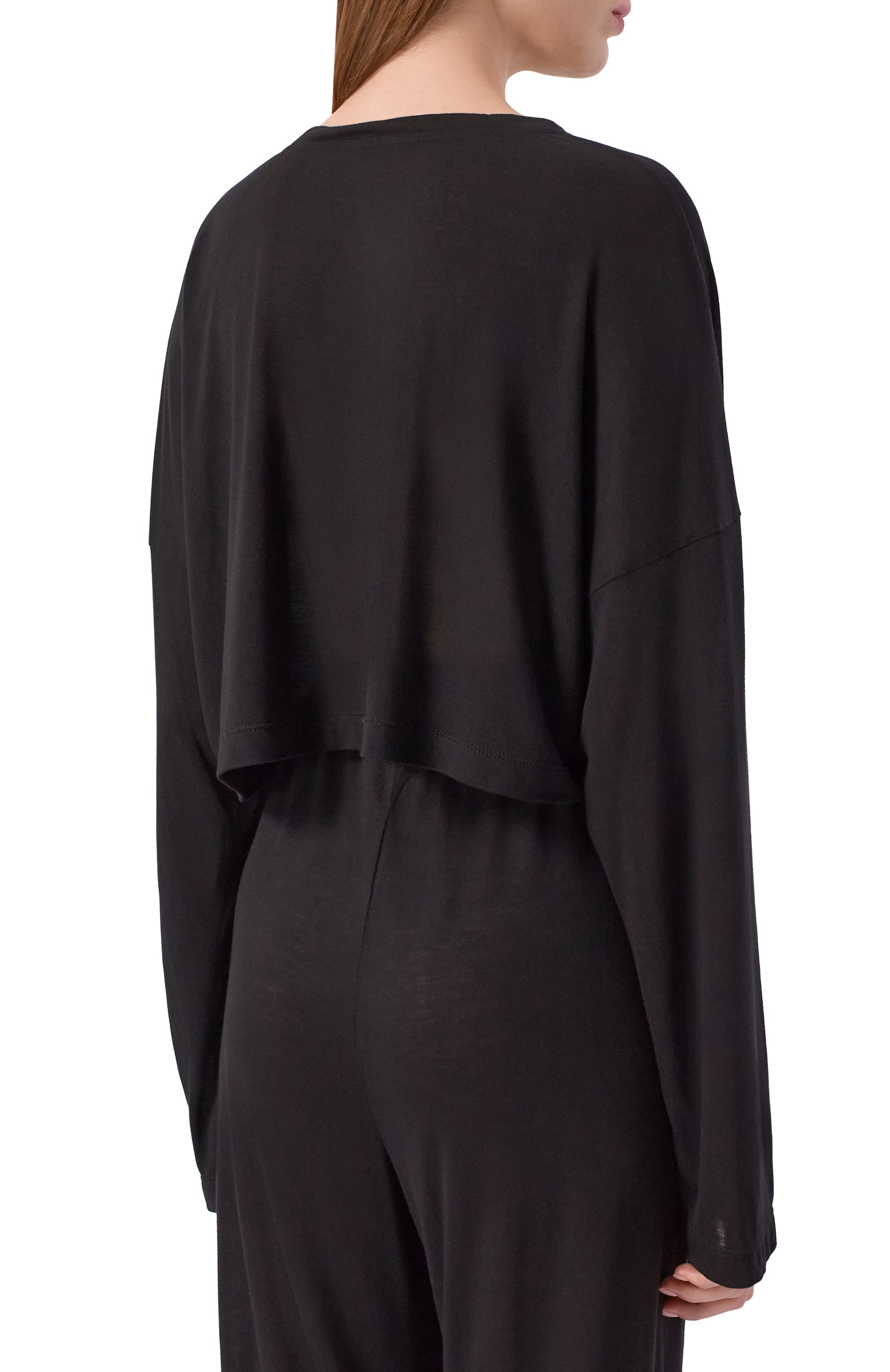 Лонгслив EDOMO черного цвета по цене 16900 руб., арт. T012007SS24, фото 4 Лонгслив EDOMO, арт. T012007SS24, фото 4