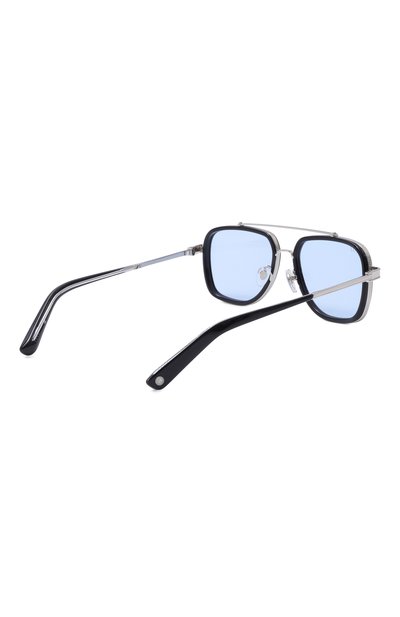 Солнцезащитные очки 9FIVE голубого цвета по цене 36500 руб., арт. CR0WNS-BLACK/PLATINUM/CRYSTAL BLUE, фото 3 Солнцезащитные очки 9FIVE, арт. CR0WNS-BLACK/PLATINUM/CRYSTAL BLUE, фото 3