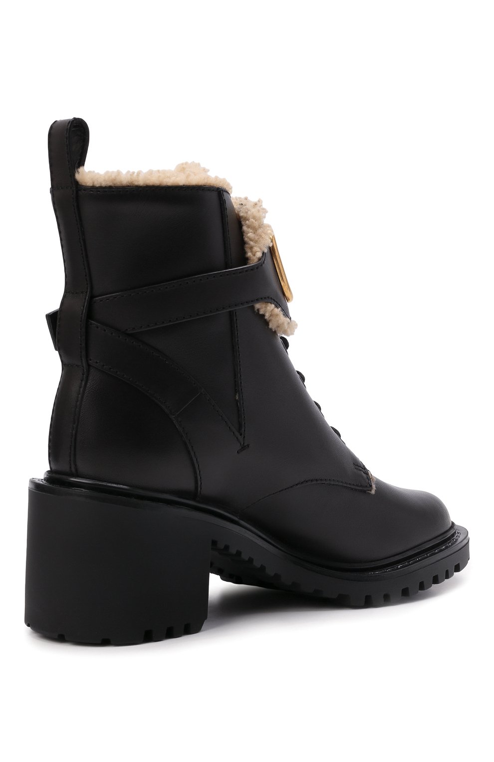 Кожаные ботильоны vlogo VALENTINO, арт. WW2S0AH7/JVA, фото 4