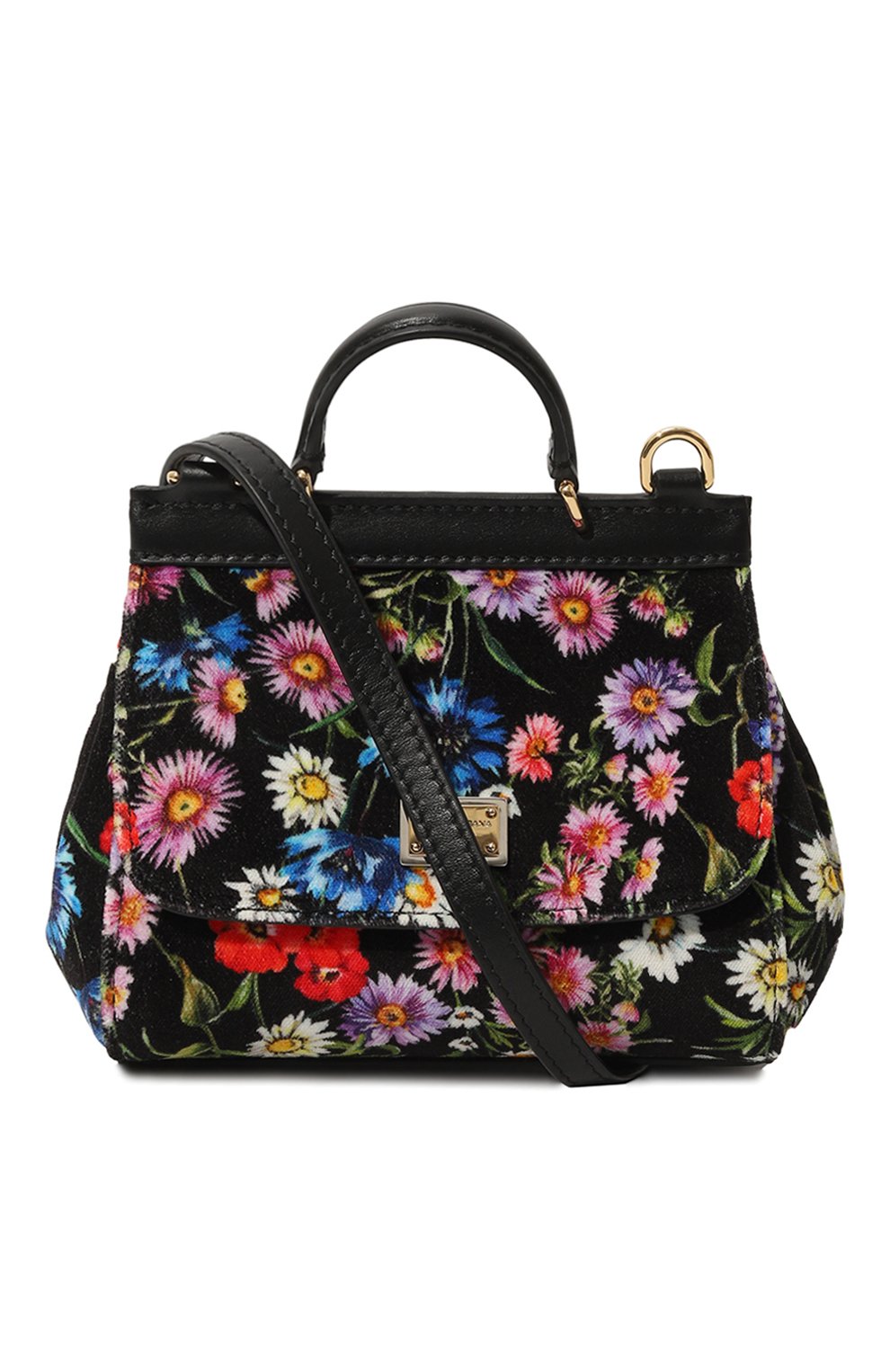 Сумка sicily DOLCE & GABBANA черного цвета по цене 77400 руб., арт. EB0003/AA945, фото 4 Сумка sicily DOLCE & GABBANA, арт. EB0003/AA945, фото 4