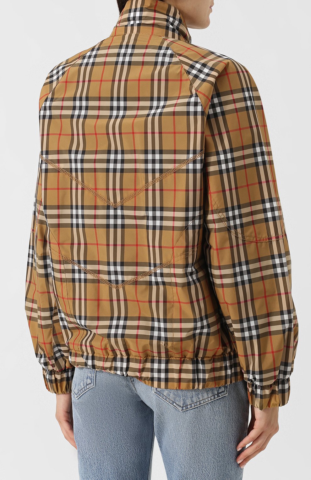 Бомбер на молнии с воротником-стойкой BURBERRY, арт. 8002655, фото 4