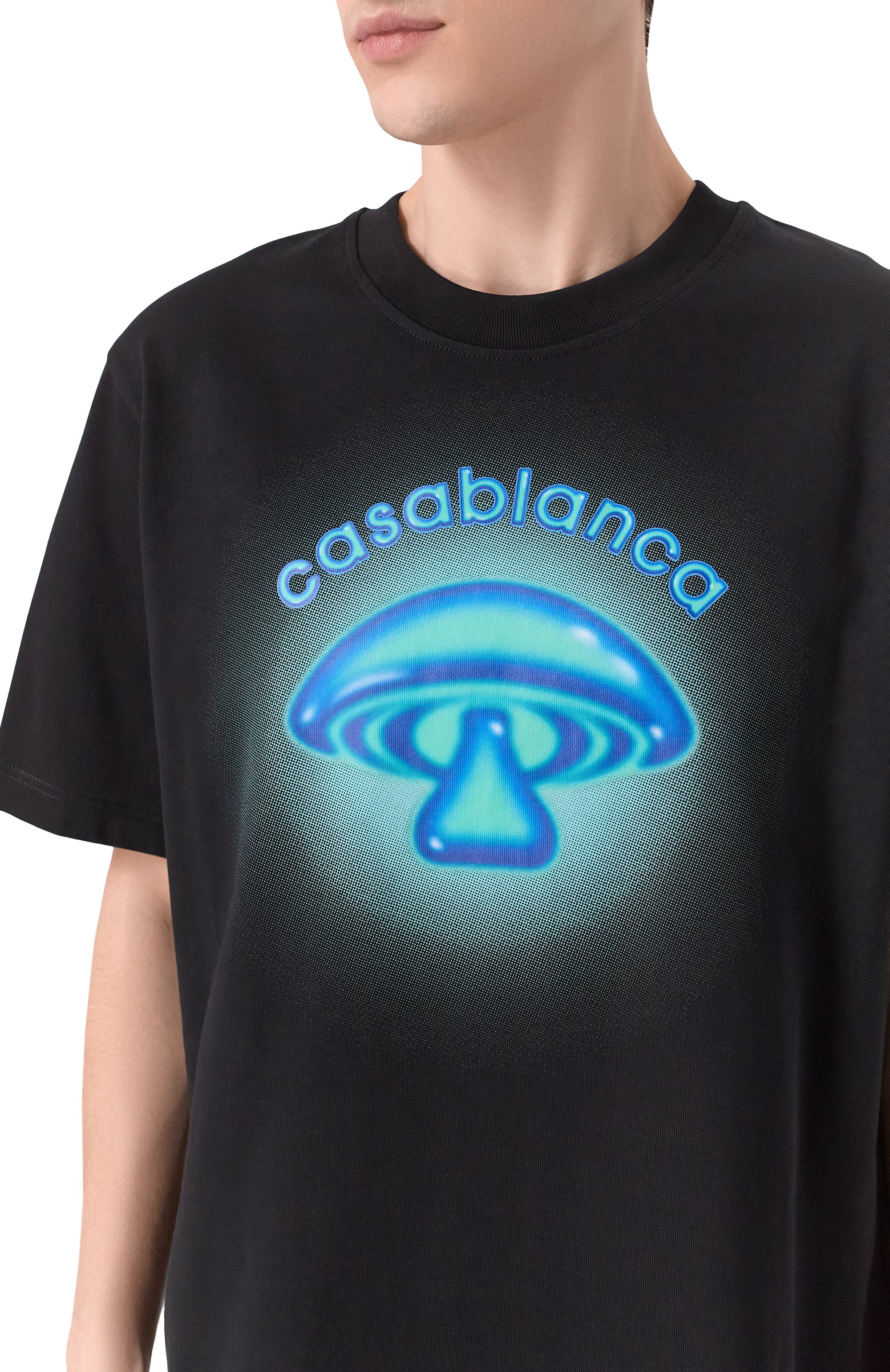 Хлопковая футболка CASABLANCA, арт. M-SP26-JTS-001-12, фото 5