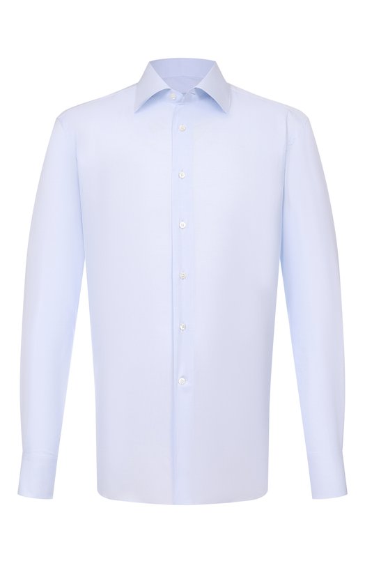 Хлопковая сорочка Stefano Ricci MC003678/BZ1752 Голубой MC003678/BZ1752