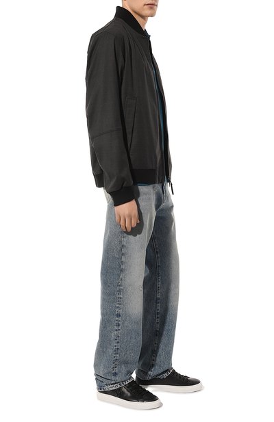 Кожаные кеды ROBERTO CAVALLI, арт. 20719 D, фото 2