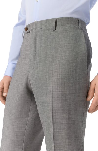 Шерстяные брюки CORNELIANI серого цвета по цене 54850 руб., арт. 275B01/2717087, фото 5 Шерстяные брюки CORNELIANI, арт. 275B01/2717087, фото 5