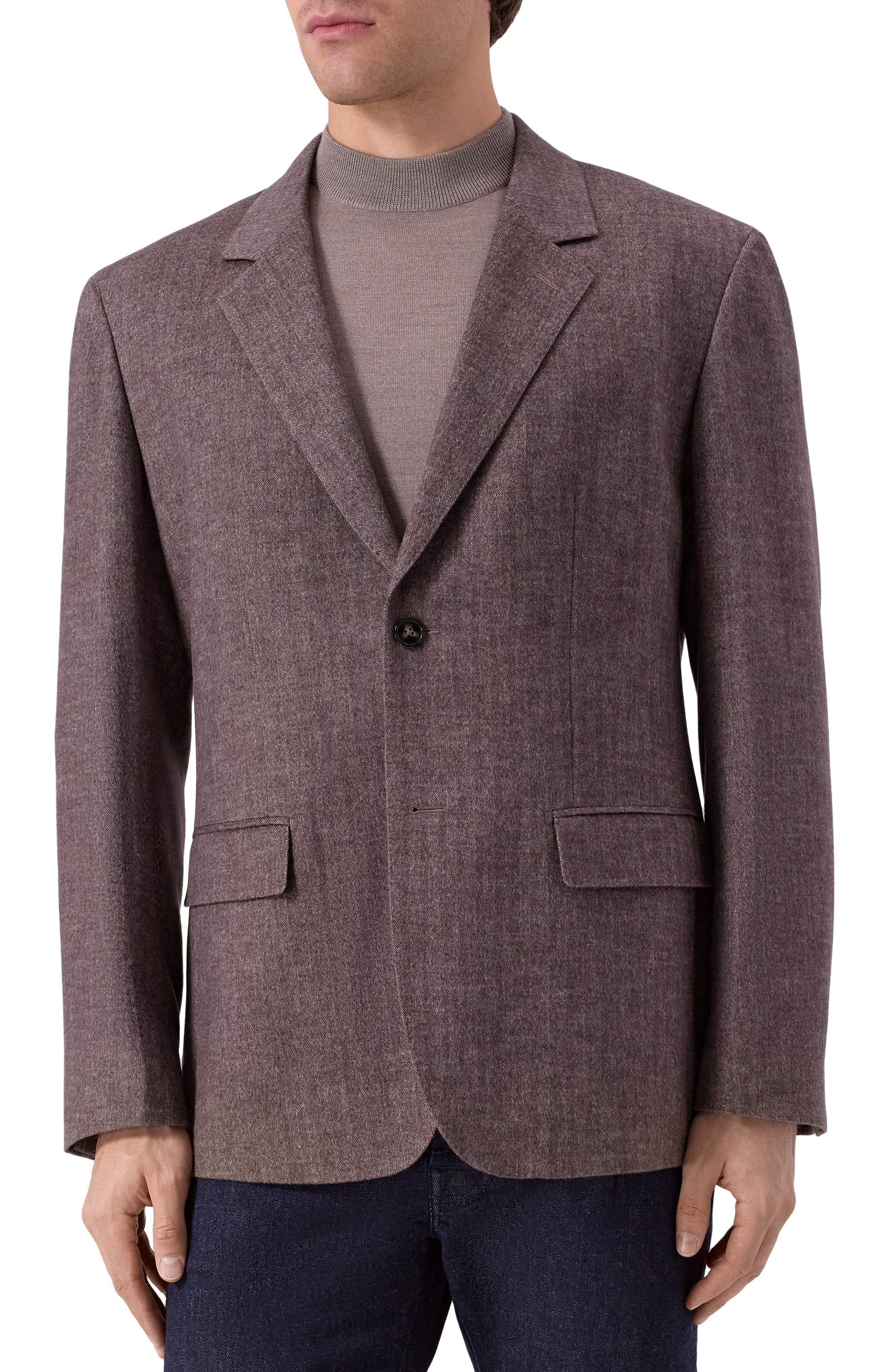 Пиджак из шерсти и шелка 12 STOREEZ, арт. 133339, фото 4