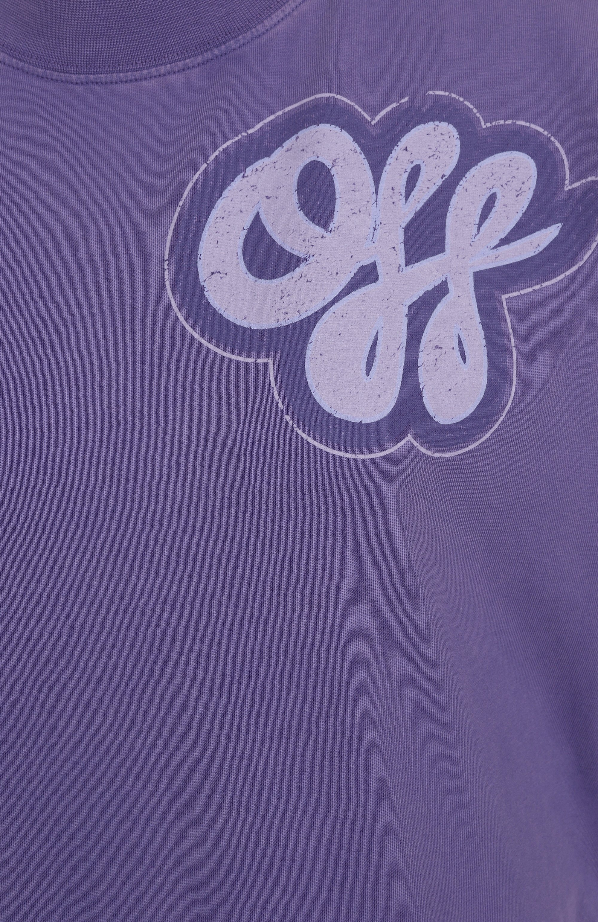 Хлопковая футболка OFF-WHITE, арт. 0WAA134S25JER003, фото 6