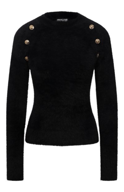 Женский пуловер VERSACE JEANS COUTURE, арт. 71HAF823-71DPM23 FIL.FURRY BLACK/CM07H