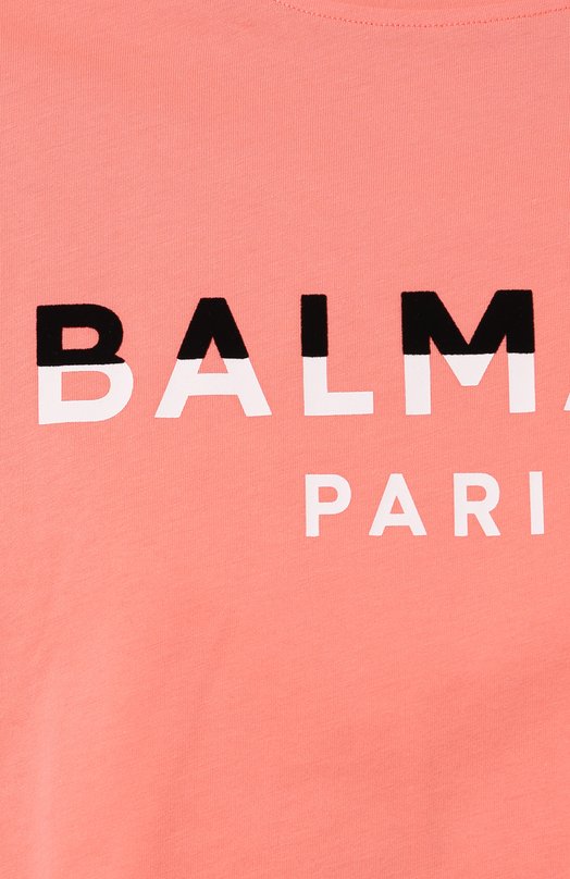 фото Хлопковая футболка balmain