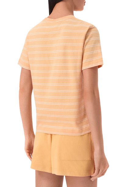 Хлопковая футболка SPORTY AND RICH, арт. T0125712243YE36, фото 4