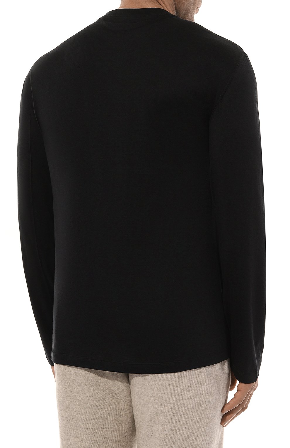 Лонгслив из шелка и хлопка BRUNELLO CUCINELLI, арт. MH8367433, фото 4