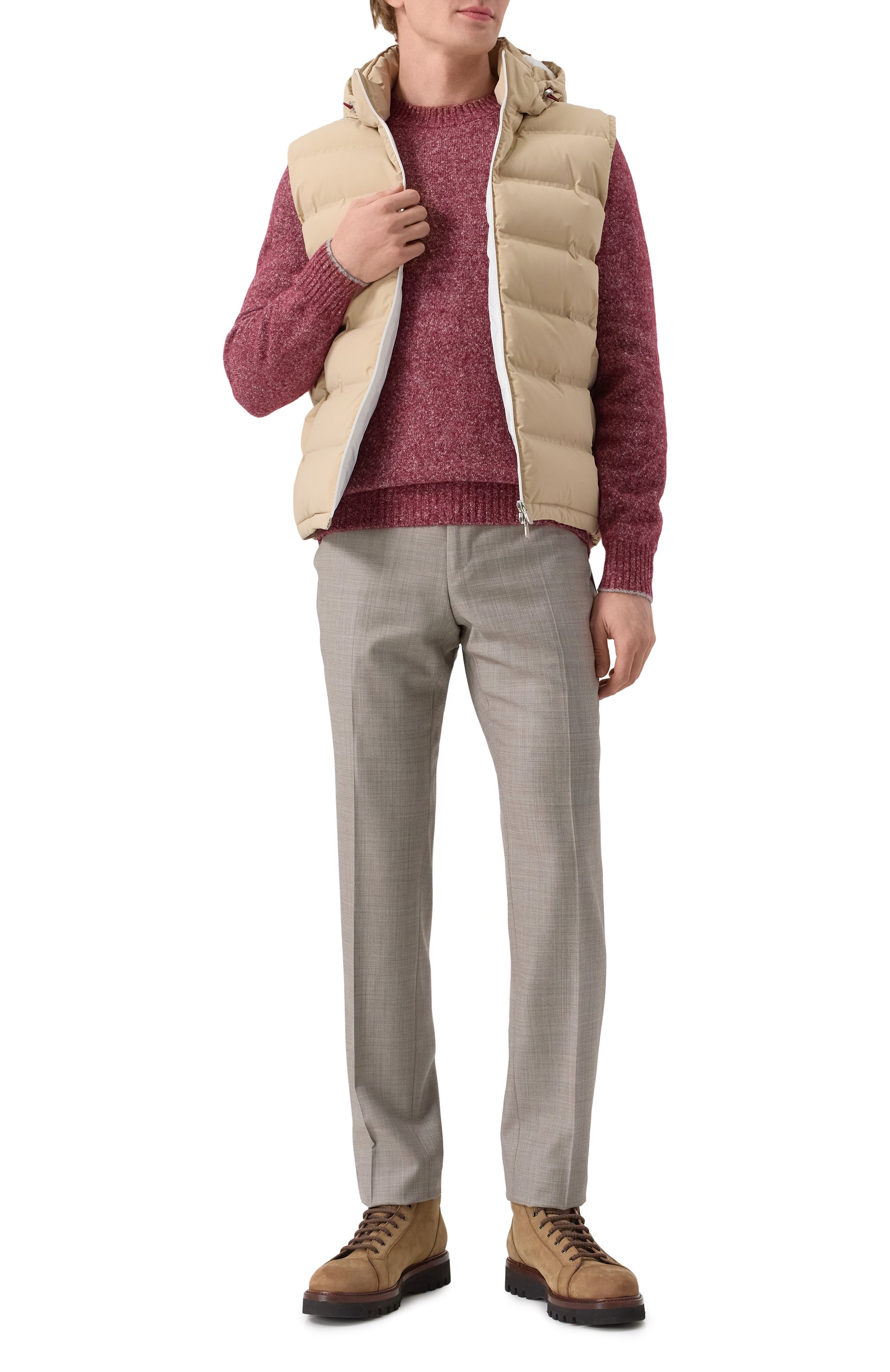 Пуховый жилет BRUNELLO CUCINELLI, арт. MM4911995, фото 2